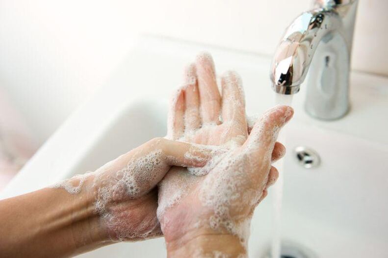 Pour prévenir les infections parasitaires, vous devez vous laver les mains.