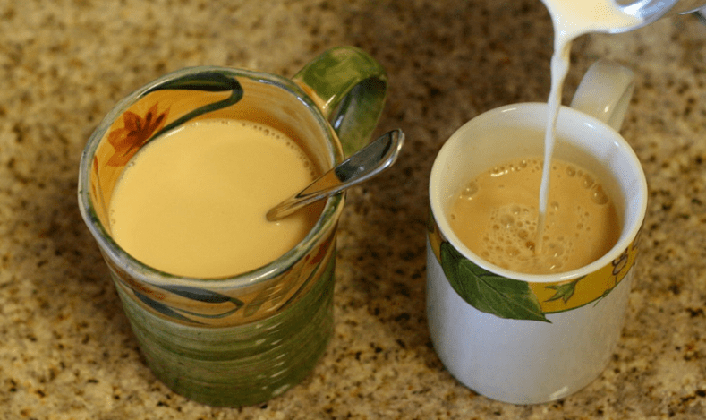 lait cuit au four pour les vers